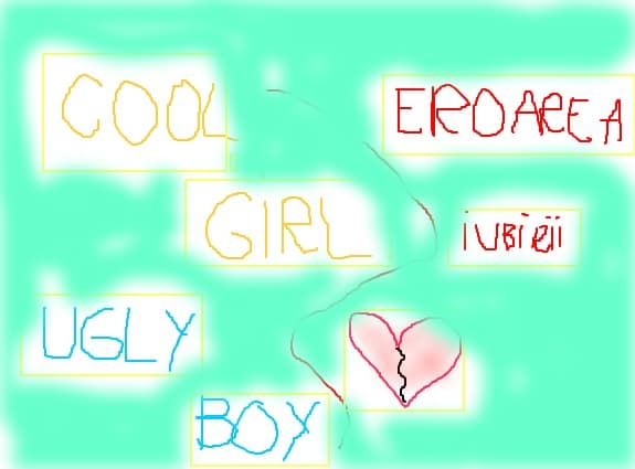 cool girl,ugly boy