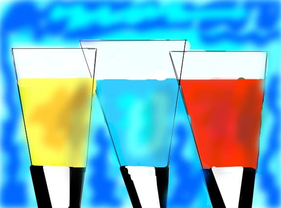 glasses of drink