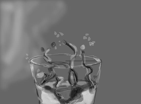 water...si un strop de cerneala