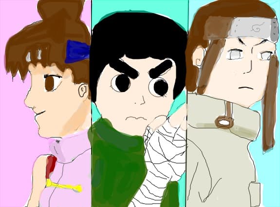 Team 8- Tenten, Lee, Neji