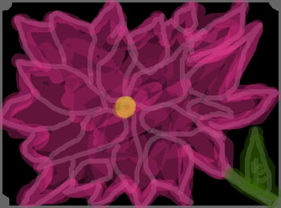 floare - cum imi place s-o desenez