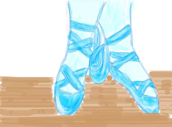 ,,papucei,, de balerina