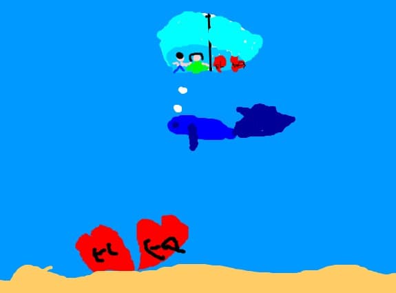 Dragoste pierduta pe funful marii