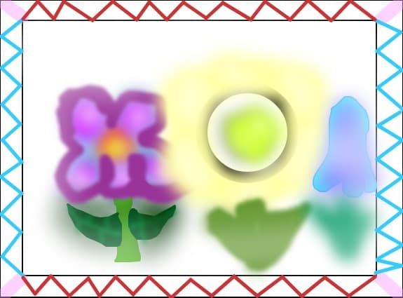 Floricele,floricele pe tablou