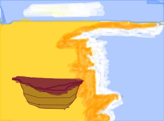 un peisaj plzzz vreu in top  m-am chinuit  mi-a luat 2 ore ma si doare mana