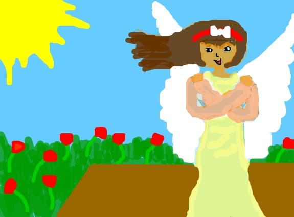 a little girl angel