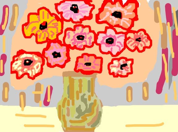 un buchet de flori pt mama