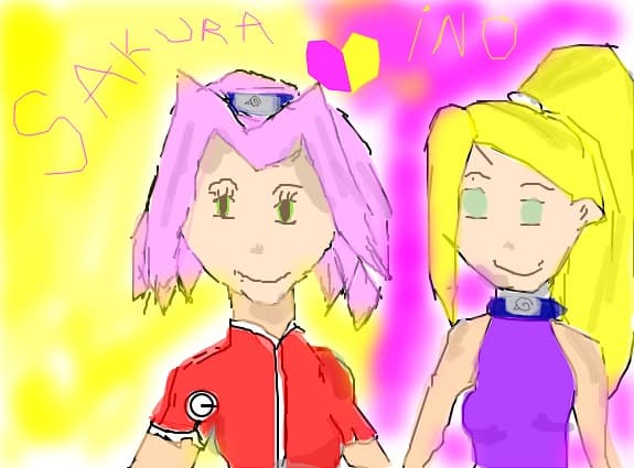 sakura si ino best friends