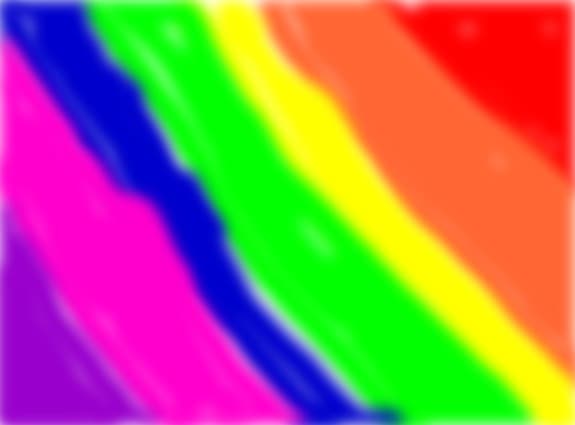 Rainbow with White Stars