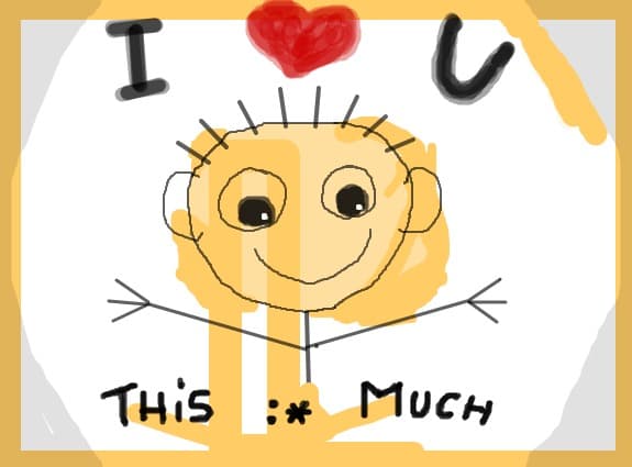 i love you this much :*