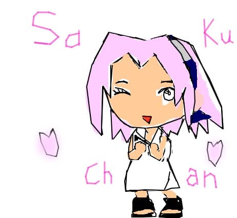 sakura in varianta color :) nu e terminata ..4 BlueAngel,elfen lied , CherryBlossom ,