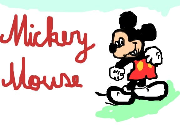 mickey mouse!la  multi ani persoanelor care isi serbeaza ziua de sfanta marie!