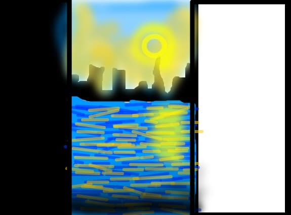 blue sunrise