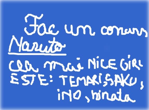 lasati jos numele favoritei voastre