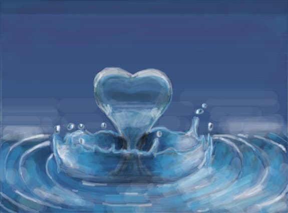 Heart Droplet
