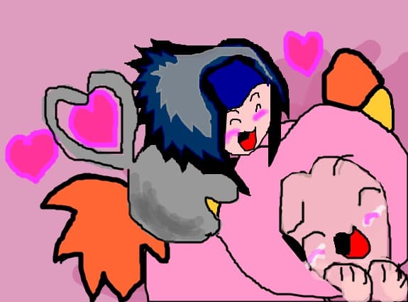 sasuke este pisika sakura dog
