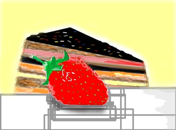 strawberry and something delicious