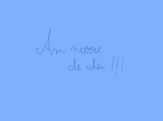 am nevoie de idei!!!