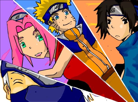 naruto,team 7-daca cnva da 1 sun la politie k am muncit 3 zile la el!!!