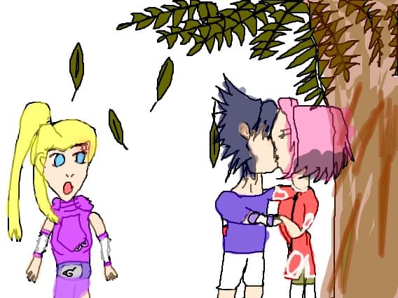 sakura kiss sasuke