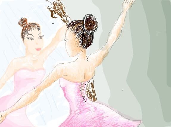 Desen 40796 modificat:balerina