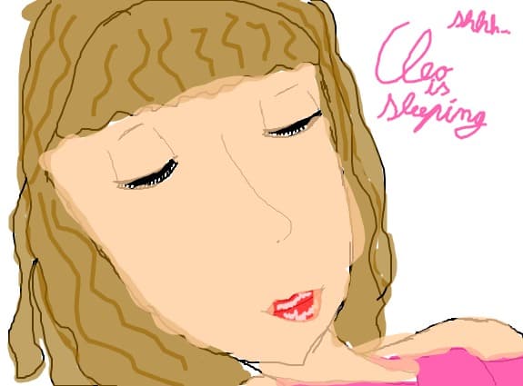 shhh...Cleo is sleeping