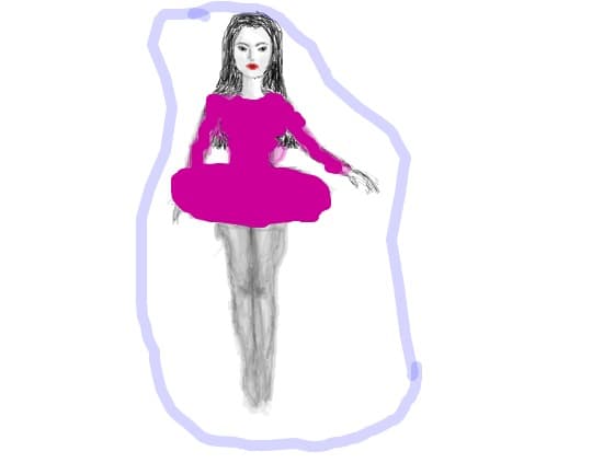 Desen 30869 modificat:balerina