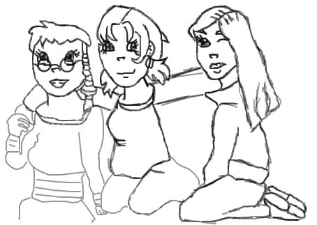 scita corny ,irma,tara