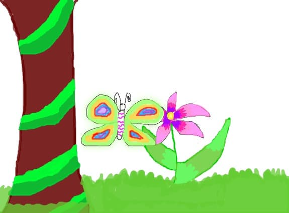 un fluture