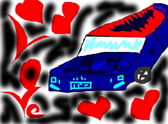dragostea pluteste in..... masina