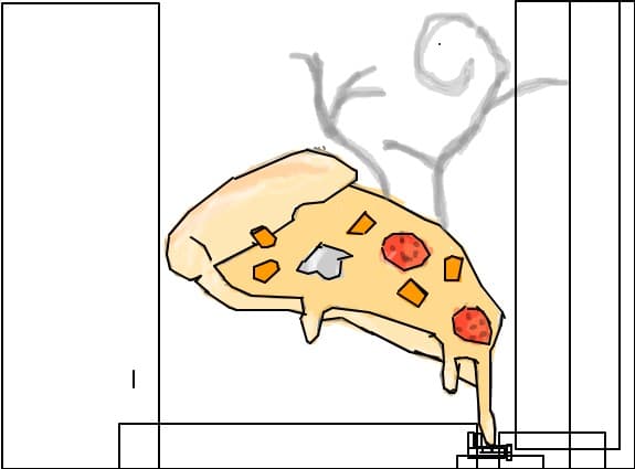 pizza retusat:)