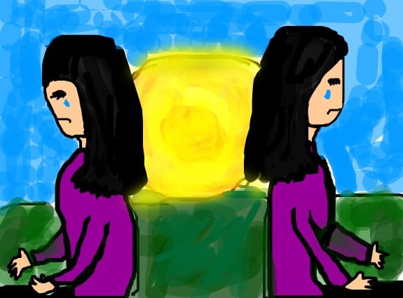sad girls:(