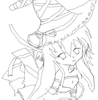 Anime Witch Gril