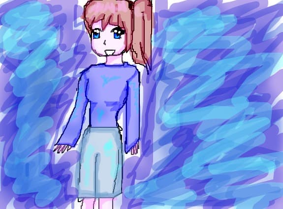 Blue girl
