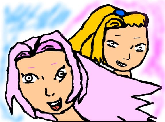 sakura and ino