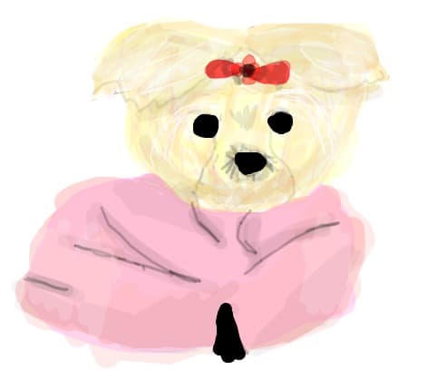 a dog