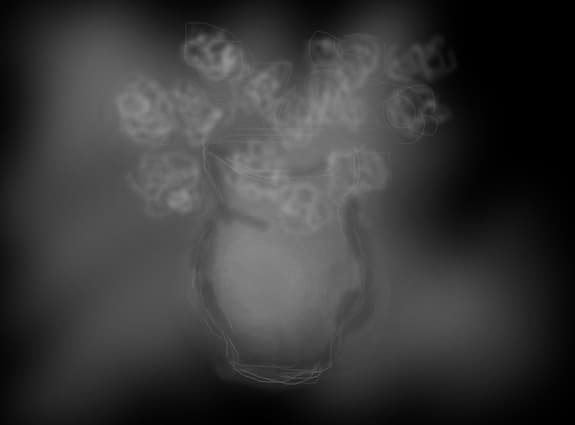flowers in darkness