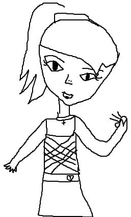 the girl