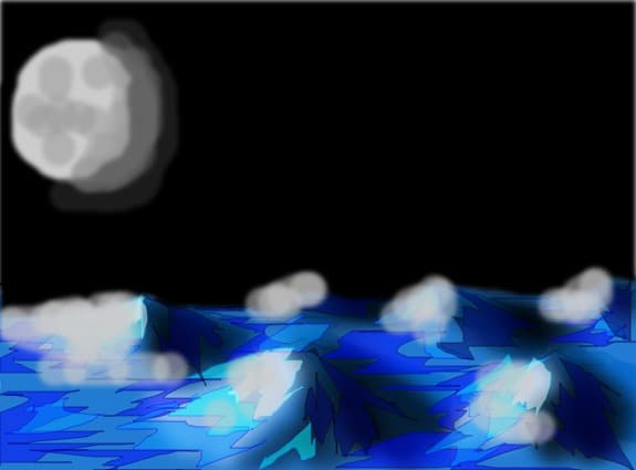 night with stars