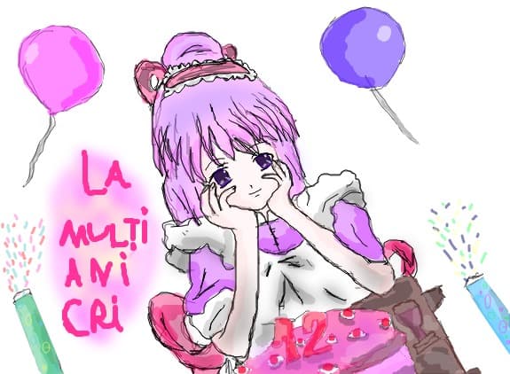 anime girl. La multi ani Cristina!