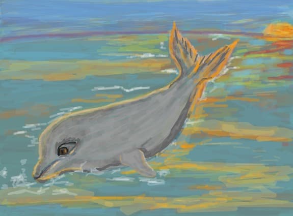 Desen 47010 continuat:delfin