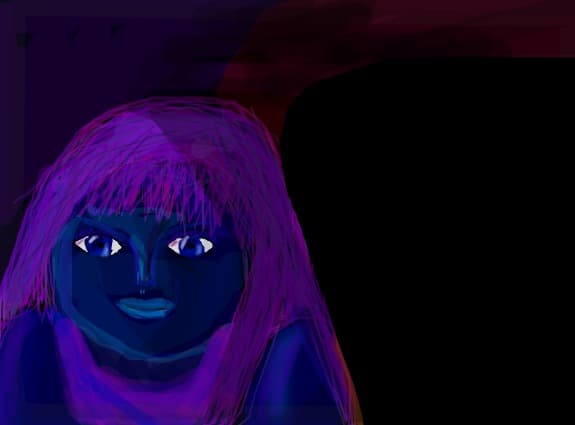 girl blue