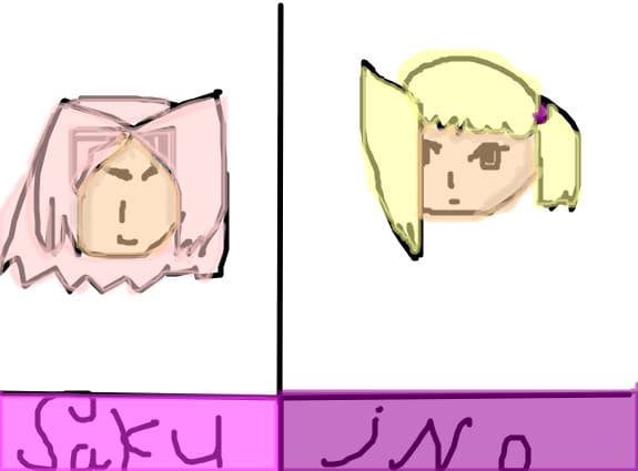 Sakura si Ino