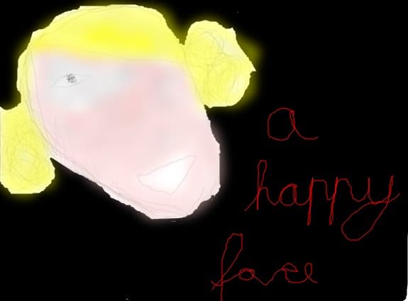 A happy face