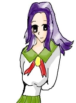 anime school girl