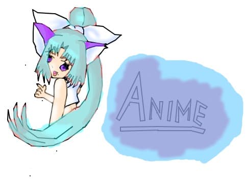 blue girl