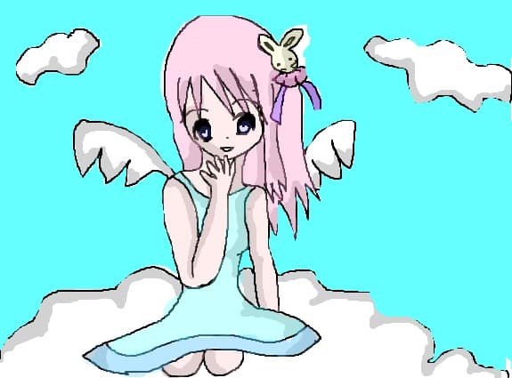 anime angel girl