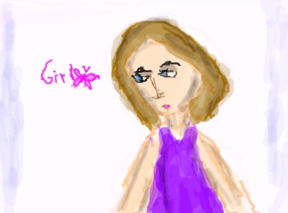 A GIRL...
