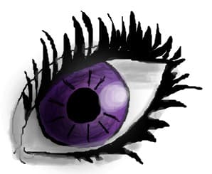 Purple eye