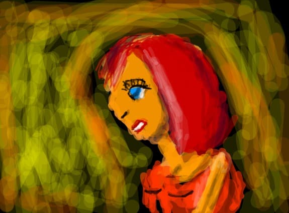 Orange girl